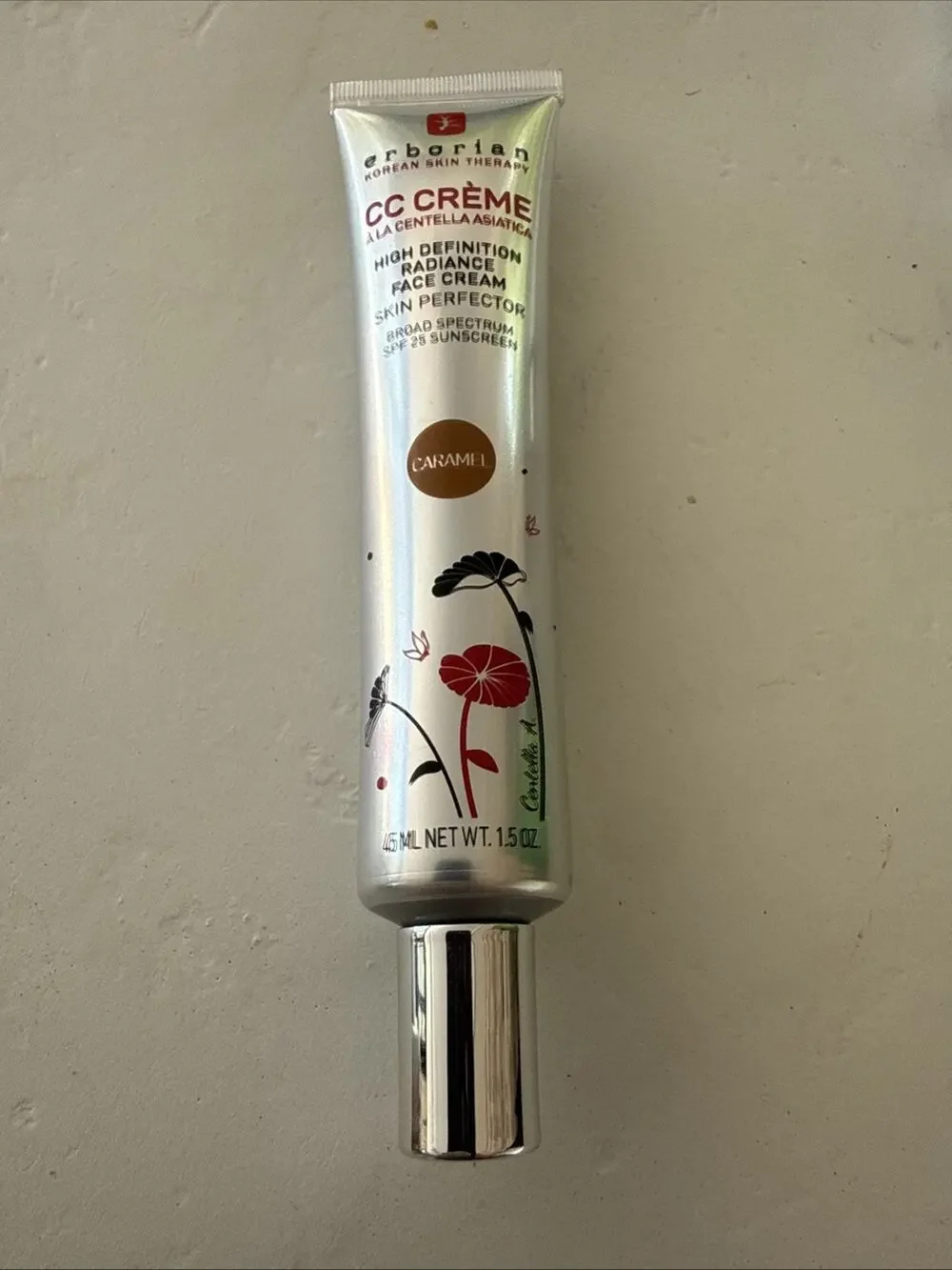 Erborian Color Correcting CC Cream with Centella Asiatica - CARAMEL - NO BOX